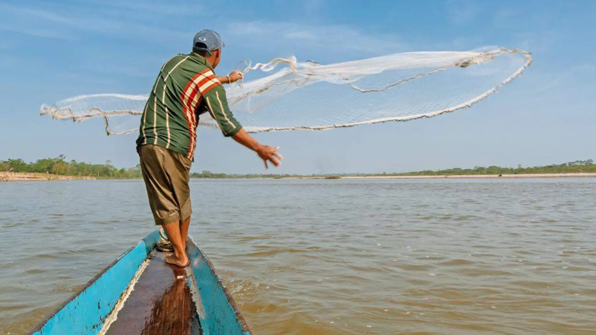 Hombre pescando